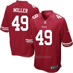 Camiseta San Francisco 49ers Miller Rojo Nike Game NFL Nino