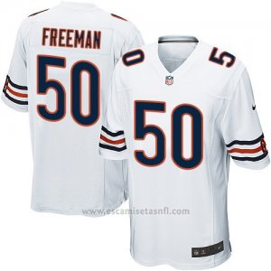 Camiseta Chicago Bears Freeman Blanco Nike Game NFL Nino