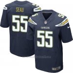 Camiseta San Diego Chargers Seau Profundo Azul Nike Elite NFL Hombre