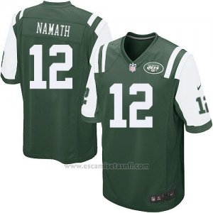 Camiseta New York Jets Namath Verde Nike Game NFL Hombre