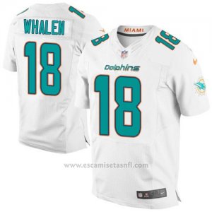 Camiseta Miami Dolphins Whalen Blanco Nike Elite NFL Hombre