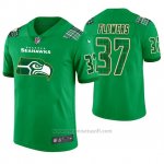 Camiseta NFL Limited Hombre Seattle Seahawks Tre Flowers St. Patrick's Day Verde