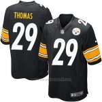 Camiseta Pittsburgh Steelers Thomas Negro Nike Game NFL Nino