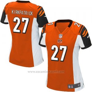 Camiseta Cincinnati Bengals Kirkpatrick Naranja Nike Game NFL Mujer