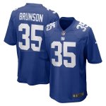 Camiseta NFL Game New York Giants Tj Brunson Azul