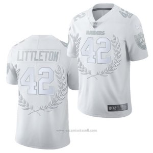 Camiseta NFL Limited Las Vegas Raiders Cory Littleton MVP Blanco