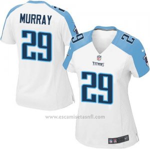 Camiseta Tennessee Titans Murray Blanco Nike Game NFL Mujer