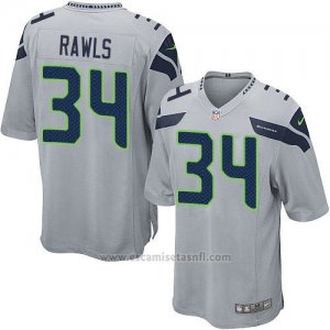Camiseta Seattle Seahawks Rawls Gris Nike Game NFL Nino
