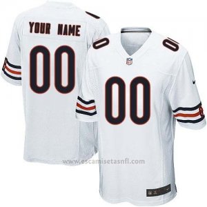 Camisetas NFL Limited Nino Chicago Bears Personalizada Blanco