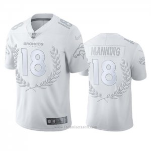Camiseta NFL Limited Denver Broncos Peyton Manning MVP Blanco