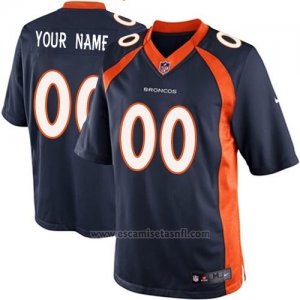 Camisetas NFL Nino Denver Broncos Personalizada Azul