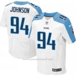 Camiseta Tennessee Titans Johnson Blanco Nike Elite NFL Hombre