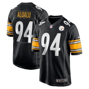 Camiseta NFL Game Pittsburgh Steelers Tyson Alualu Negro