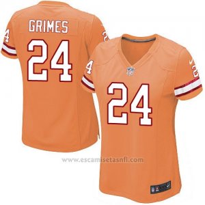 Camiseta Tampa Bay Buccaneers Grimes Naranja Nike Game NFL Mujer