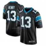 Camiseta NFL Game Carolina Panthers Rashaun Henry Negro