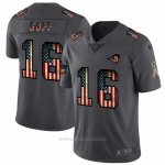 Camiseta NFL Limited Los Angeles Rams Goff Retro Flag Negro