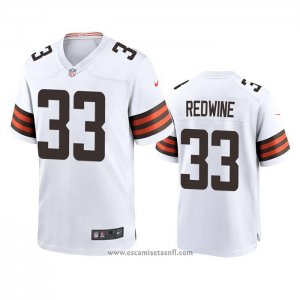 Camiseta NFL Game Cleveland Browns Sheldrick Redwine 2020 Blanco