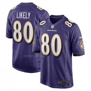 Camiseta NFL Game Baltimore Ravens Isaiah Likely Violeta
