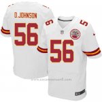 Camiseta Kansas City Chiefs D.Johnson Blanco Nike Elite NFL Hombre