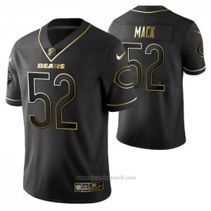 Camiseta NFL Limited Chicago Bears Khalil Mack Golden Edition Negro