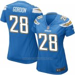 Camiseta San Diego Chargers Gordon Azul Nike Game NFL Mujer