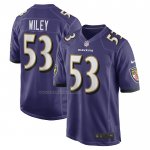 Camiseta NFL Game Baltimore Ravens Chuck Wiley Violeta