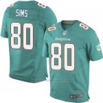 Camiseta Miami Dolphins Sims Verde Nike Elite NFL Hombre