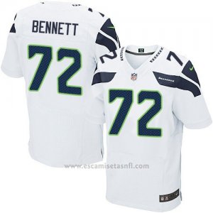 Camiseta Seattle Seahawks Bennett Blanco Nike Elite NFL Hombre