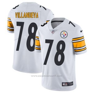 Camiseta NFL Limited Hombre Pittsburgh Steelers 78 Villanueva Blanco