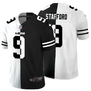 Camiseta NFL Limited Detroit Lions Stafford White Black Split