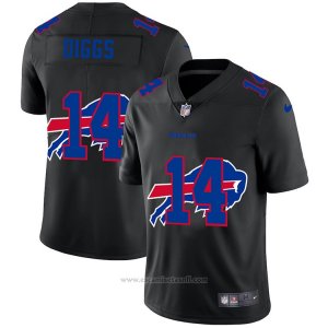Camiseta NFL Limited Buffalo Bills Diggs Logo Dual Overlap Negro