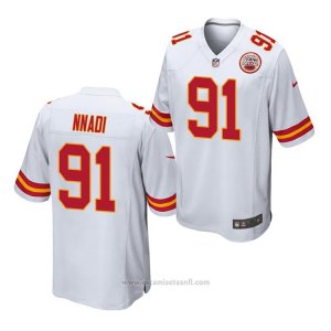 Camiseta NFL Game Kansas City Chiefs Derrick Nnadi Blanco
