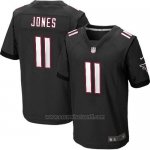 Camiseta Atlanta Falcons Jones Negro Nike Elite NFL Hombre2