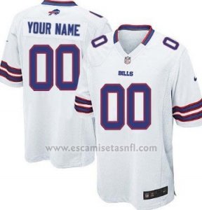 Camisetas NFL Limited Hombre Buffalo Bills Personalizada Blanco