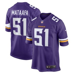 Camiseta NFL Game Minnesota Vikings Hercules Mataafa Violeta