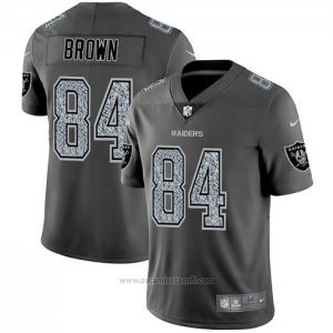 Camiseta NFL Limited Las Vegas Raiders Brown Static Fashion Gris