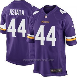 Camiseta Minnesota Vikings Asiata Violeta Nike Game NFL Hombre
