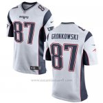 Camiseta New England Patriots Gronkowski Blanco Nike Game NFL Hombre