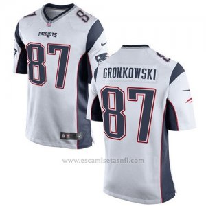 Camiseta New England Patriots Gronkowski Blanco Nike Game NFL Hombre