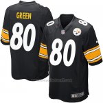 Camiseta Pittsburgh Steelers Green Negro Nike Game NFL Hombre