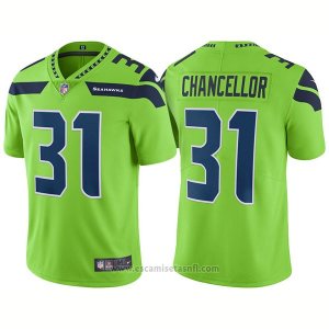 Camiseta NFL Limited Hombre Seattle Seahawks 31 Kam Chancellor Vapor Untouchable Rush Limited Verde