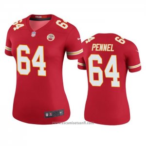 Camiseta NFL Legend Mujer Kansas City Chiefs Mike Pennel Rojo Color Rush