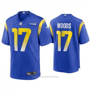 Camiseta NFL Game Los Angeles Rams Robert Woods Azul2