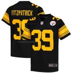 Camiseta NFL Game Nino Pittsburgh Steelers Minkah Fitzpatrick Negro Color Rush