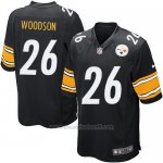 Camiseta Pittsburgh Steelers Woodson Negro Nike Game NFL Nino