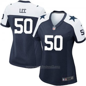 Camiseta Dallas Cowboys Lee Negro Blanco Nike Game NFL Mujer