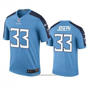 Camiseta NFL Legend Tennessee Titans Johnathan Joseph Azul Color Rush
