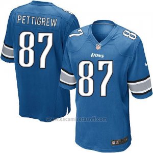 Camiseta Detroit Lions Pettigrew Azul Nike Game NFL Nino