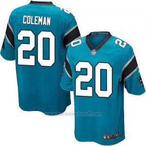 Camiseta Carolina Panthers Coleman Lago Azul Nike Game NFL Hombre