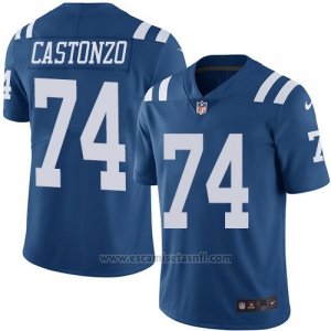 Camiseta Indianapolis Colts Castonzo Azul Nike Legend NFL Hombre